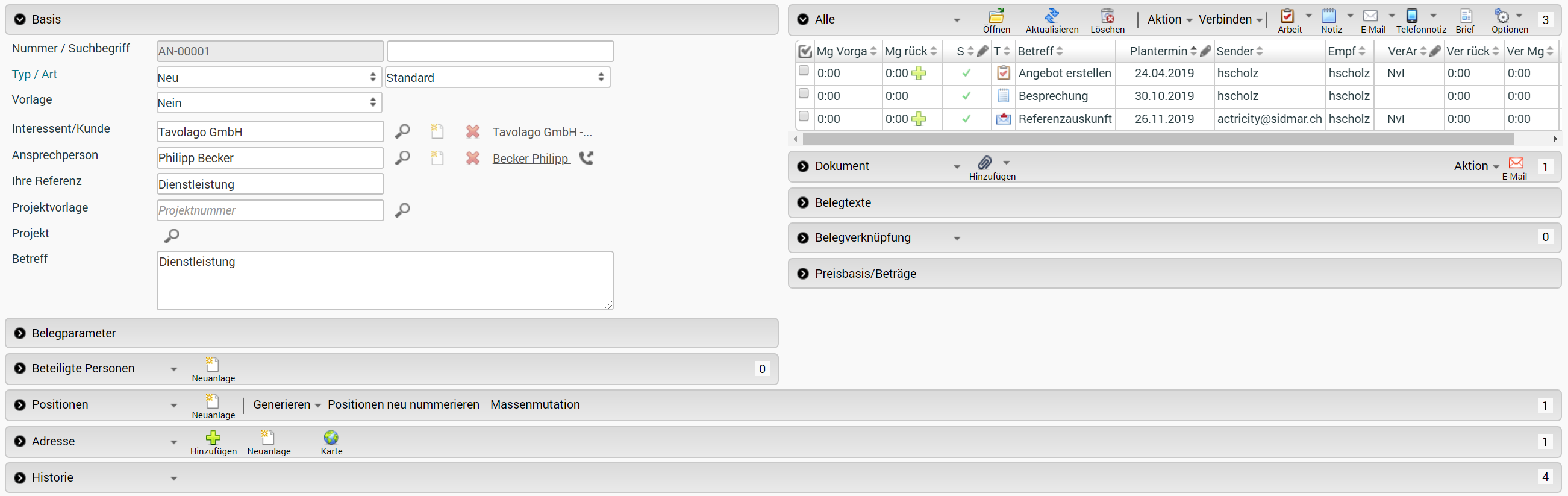 ERP Workflow Referenzierung